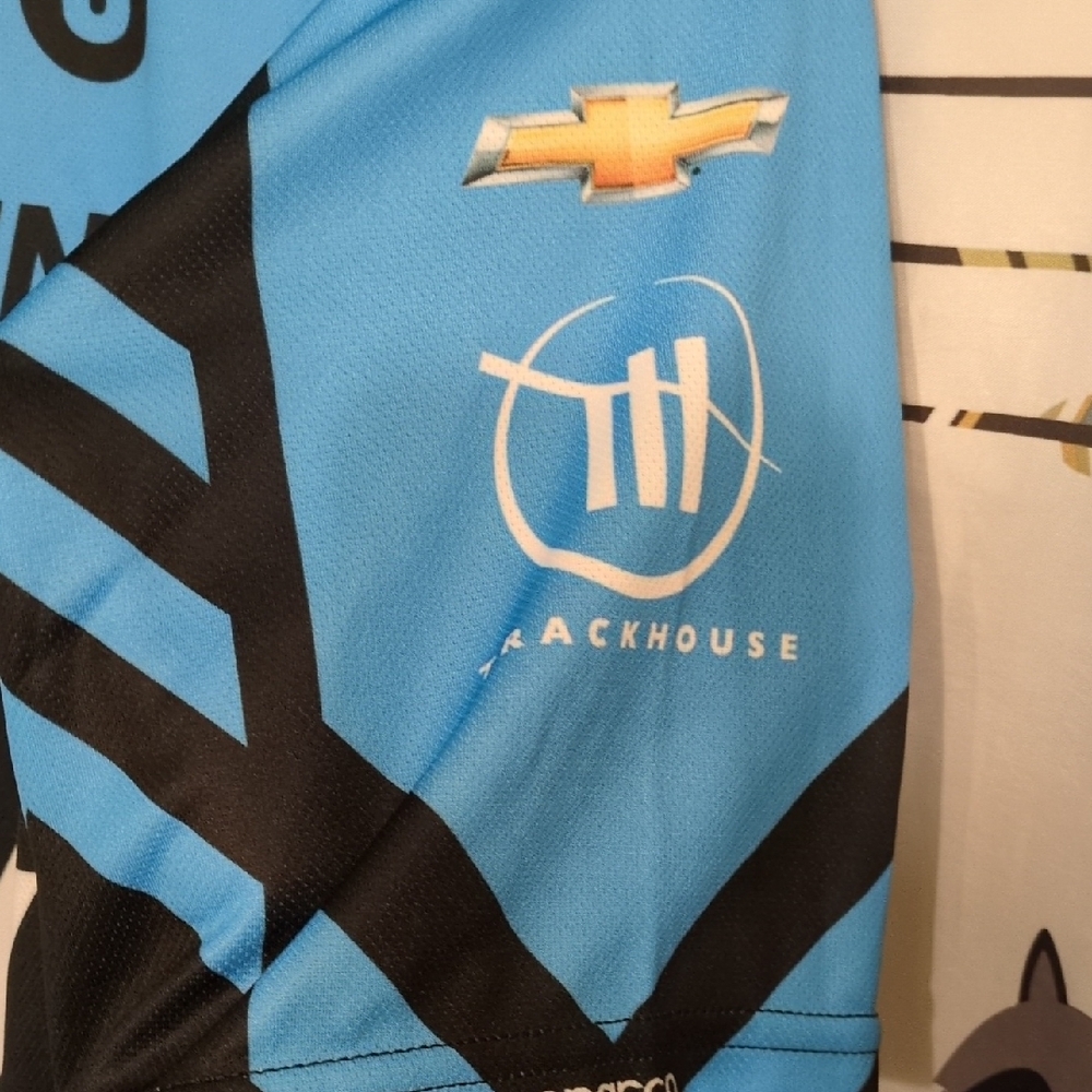Nascar Blue and Black Racing Jersey - Picture 8 of 11